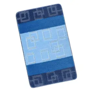 Bellatex Koupelnová předložka Bany Kostka modrá, 60 x 100 cm