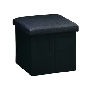 Kesper 15955 Taburet, černá, 38 x 38 x 38 cm