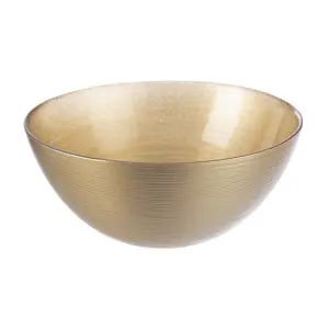 Orion Skleněná mísa Golden, pr. 21 cm, pr. 21 cm
