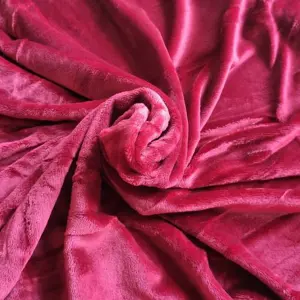 Jahu Prostěradlo Mikroplyš vínová, 180 x 200 cm