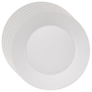 Orion Sada porcelánových dezertních talířů Mona linka 6 ks, 19 cm