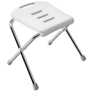 Spirella Skládací sedátko do sprchy SITZ, bílá, 47 cm