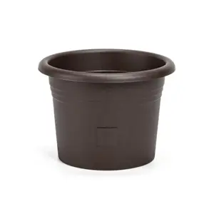 Plastia Samozavlažovací květináč Narza pr. 60 cm, čokoláda, pr. 60 cm