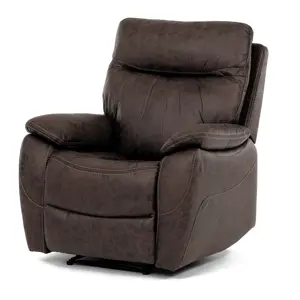 Polohovací křeslo 4092 BR3, vintage, hnědá