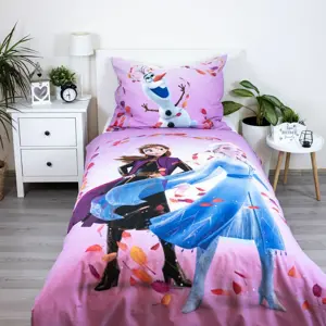 Jerry Fabrics Bavlněné povlečení Frozen "Magical time", 140 x 200 cm, 50 x 70 cm, 140 x 200 cm, 50 x 70 cm
