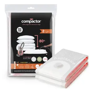 Compactor 2dílná sada vakuových úložných pytlů Bag Aspispace L, 80 x 100 cm, L