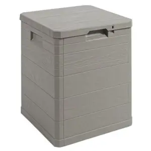 Úložný box na polstry Woody šedá, 90 l