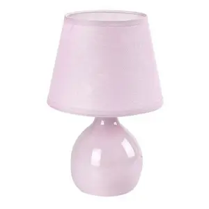 Rabalux 74078 stolní lampa Ingrid, sv. růžová