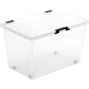 Úložný box s víkem, 52 l