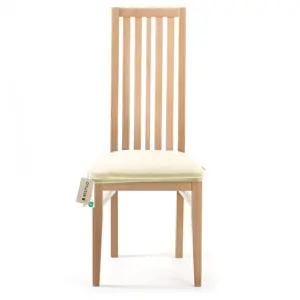 Restilo Napínací potah na sedák na židli Sento krémová, 40 x 40 + 5 cm