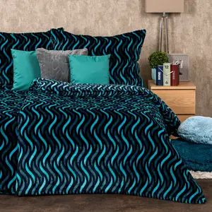 4Home Povlečení Wave mikroflanel, 160 x 200 cm, 70 x 80 cm