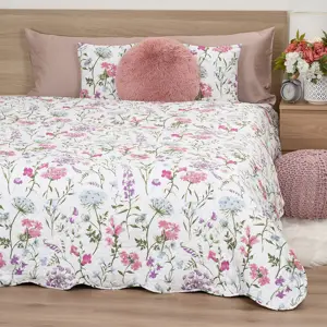 4Home Přehoz na postel Spring meadow, 220 x 240 cm + 2x 40 x 40 cm