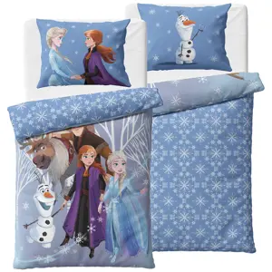 Dětské povlečení Ledové Království Mrazivé Nebe, 140 x 200 cm, 70 x 90 cm