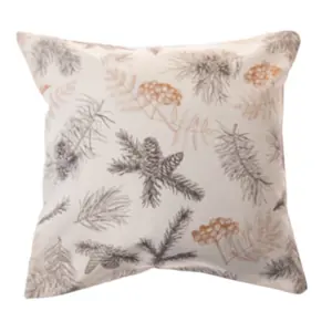 Vánoční Povlak na polštář voděodolný Jehličí, 40 x 40 cm