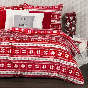 4Home Vánoční povlečení mikroflanel Zimní sen, 140 x 220 cm, 70 x 90 cm