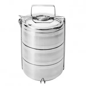 Orion Nerezový termojídlonosič 3 patra, 3 patra