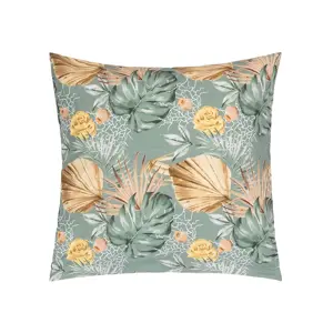 Bellatex Polštářek Adéla Monstera, růže žlutá, 40 x 40 cm