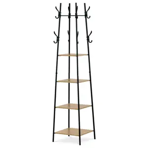 Vešák s policemi GD-170 OAK, divoký dub