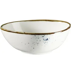 Mäser Oválná miska Pintar White modré tečky 15,5 x 13,5 cm, M