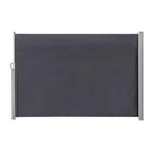 Happy Green Skládací posuvná zástěna 3 x 1,6 m, šedá