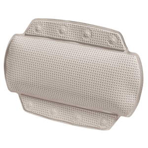 Spirella Polštář do vany ALASKA, světle hnědá, 32 x 23 cm