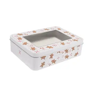 Orion Plechová dóza Perníček, 18 x 14,5 x 5 cm