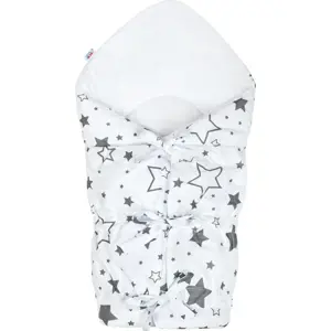 New Baby Klasická šněrovací zavinovačka Šedé hvězdy