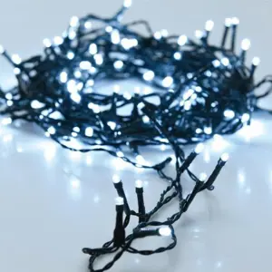 LED Vánoční venkovní řetěz studená bílá, 560x LED, 11 m, 11 m