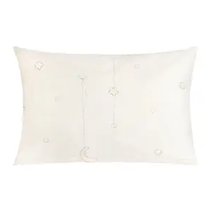 Bellatex Polštářek VIOLA Hvězda béžová, 40 x 60 cm