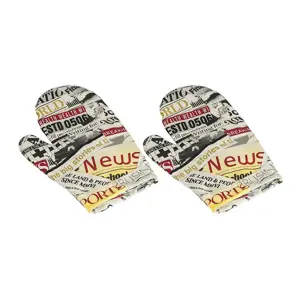 Bellatex Kuchyňská chňapka Noviny, 28 x 18 cm, 2 ks