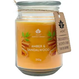 Arome Svíčka 510 g, ve skle, Amber &  Sandalwood