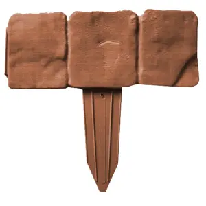 Zahradní palisáda obrubník lem trávniku 2,5 m terakota